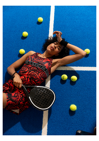 Dress Padel RED ROSE MASSIMO SABBADIN