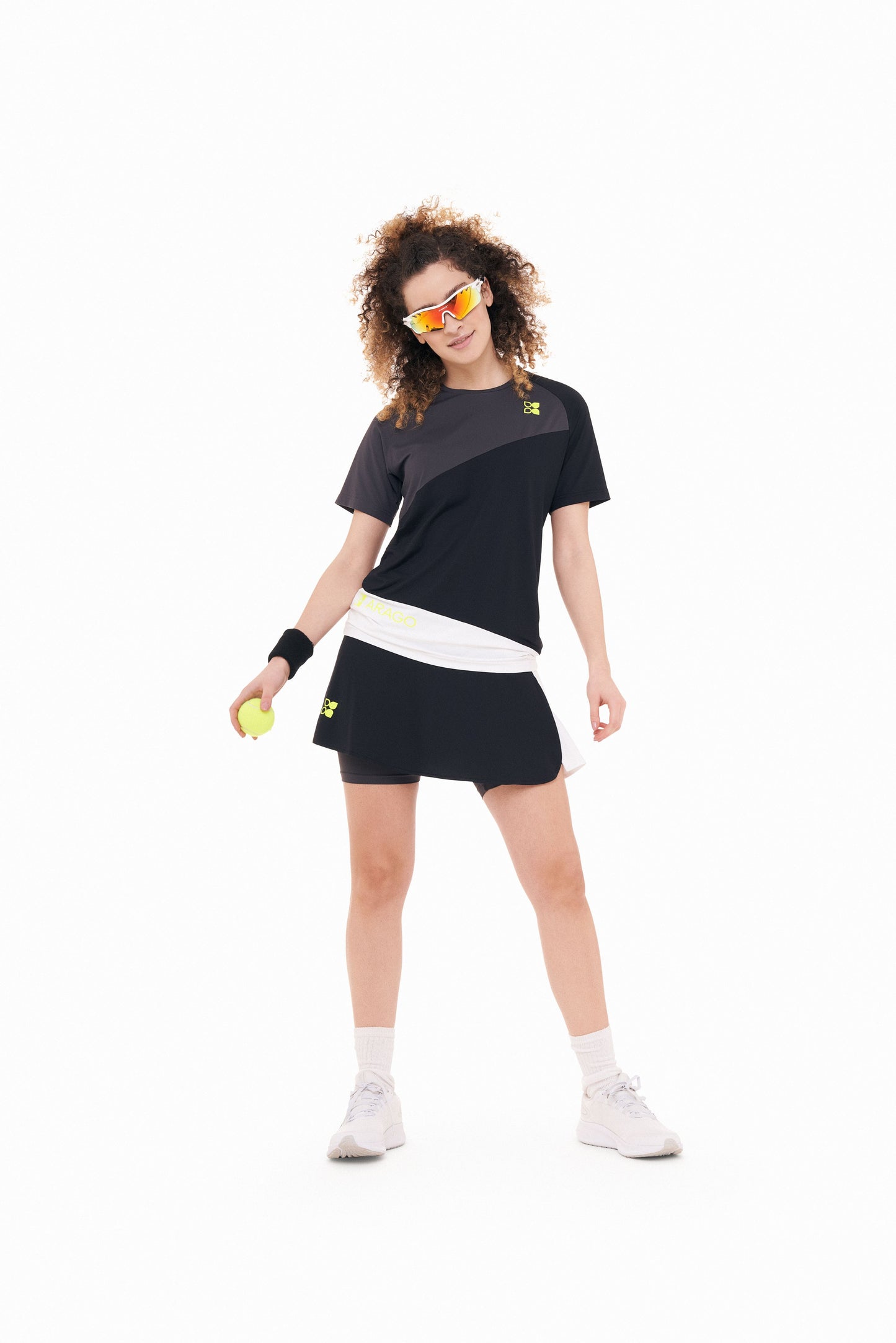 T-Shirt Padel Woman - ICON Black