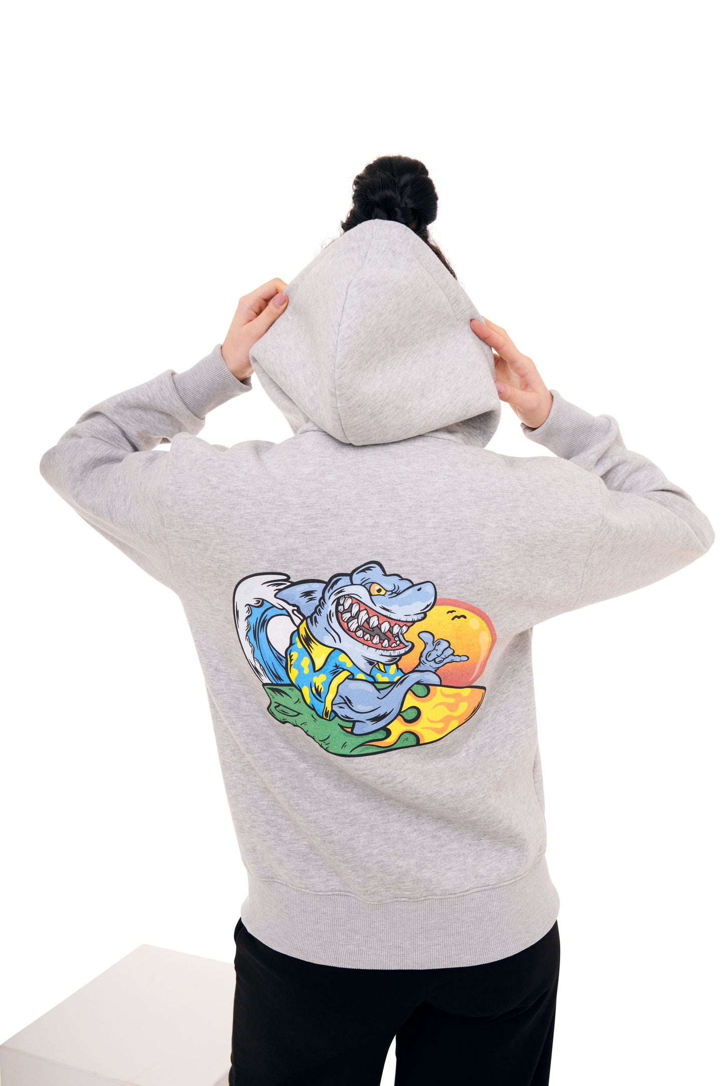 Felpa Zip Scuba Shark - UNISEX