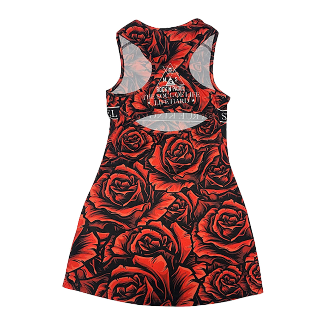 Dress Padel RED ROSE MASSIMO SABBADIN